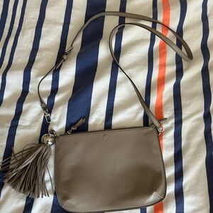 Tory Burch Taupe Crossbody Bag